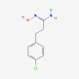 3-(4-chlorophenyl)-N'-hydroxypropanimidamide