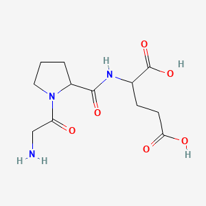 2-{[1-(2-Aminoacetyl)pyrrolidin-2-yl]formamido}pentanedioic acid