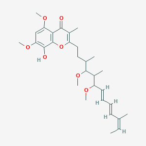 molecular formula C30H42O7 B1233311 Stigmatellin CAS No. 91682-96-1
