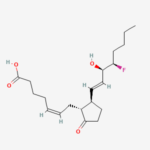molecular formula C20H31FO4 B1233313 16-Fluoro-15-hydroxy-9-oxoprosta-5,13-dienoic acid CAS No. 69900-71-6