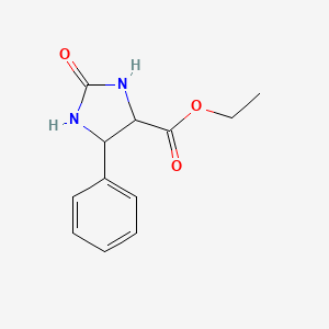 Ethyl 2-oxo-5-phenylimidazolidine-4-carboxylate