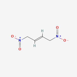 molecular formula C4H6N2O4 B1233318 1,4-Dinitro-2-butene CAS No. 58473-18-0
