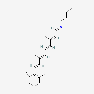 molecular formula C24H37N B1233320 Retinyl-BA CAS No. 36076-04-7