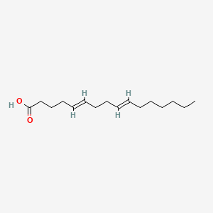 molecular formula C16H28O2 B1233322 5,9-Hexadecadienoic acid CAS No. 63317-99-7