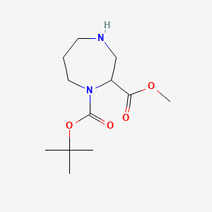 1-Tert-butyl 2-methyl 1,4-diazepane-1,2-dicarboxylate