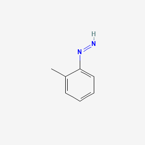 molecular formula C7H8N2 B1233327 Diazene, (methylphenyl)- CAS No. 54951-67-6