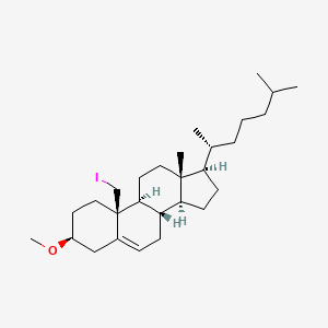molecular formula C28H47IO B1233330 19-Iodocholesterol 3-methyl ether CAS No. 66277-11-0
