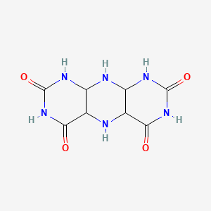 molecular formula C8H10N6O4 B12333300 Pyrimido[5,4-g]pteridine-2,4,6,8(1H,3H,7H,9H)-tetrone 