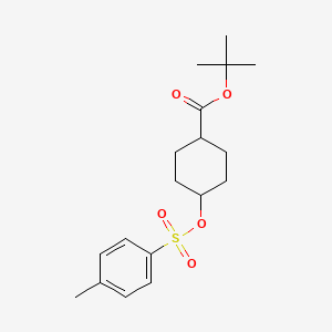 trans 4-(Toluene-4-sulfonyloxy)-cyclohexanecarboxylic acid tert-butyl ester