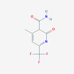 4-methyl-2-oxo-6-(trifluoromethyl)-3H-pyridine-3-carboxamide