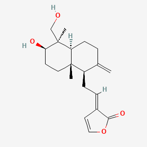 molecular formula C20H28O4 B1233332 Dehydroandrographolide CAS No. 1032910-41-0