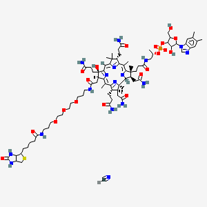 N-(3-(2-(2-(3-(Biotinamino)propoxy)ethoxy)ethoxy)propyl)-cyanocobalamin