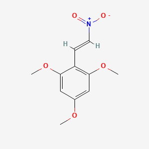 molecular formula C11H13NO5 B12333346 2,4,6-Trimethoxy-beta-nitrostyrene 