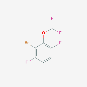 1-Bromo-3,6-difluoro-2-(difluoromethoxy)benzene