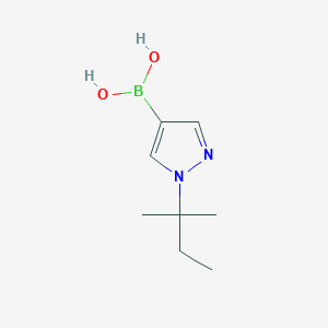 molecular formula C8H15BN2O2 B12333382 (1-(tert-Pentyl)-1H-pyrazol-4-yl)boronic acid 