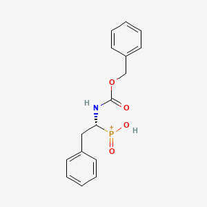 [(1R)-2-phenyl-1-(phenylmethoxycarbonylamino)ethyl]phosphinic acid