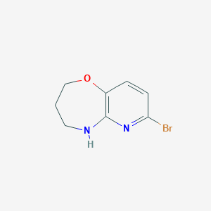 7-Bromo-2,3,4,5-tetrahydropyrido[3,2-b][1,4]oxazepine