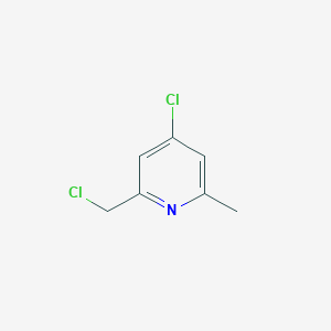 4-Chloro-2-(chloromethyl)-6-methylpyridine