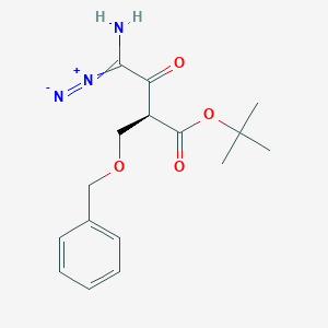 Carbamic acid,[(1S)-3-diazo-2-oxo-1-[(phenylmethoxy)methyl]propyl]-, 1,1-dimethylethyl ester(9CI)