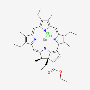 molecular formula C37H42Cl2N4O2Sn B1233344 Photrex 