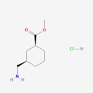 Methyl cis-3-(aminomethyl)cyclohexanecarboxylate;hydrochloride