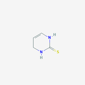 molecular formula C4H6N2S B1233353 3,4-Dihydropyrimidine-2(1h)-thione CAS No. 86425-08-3