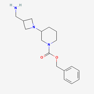 Benzyl 3-(3-(aminomethyl)azetidin-1-yl)piperidine-1-carboxylate