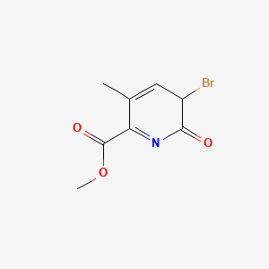 2-Pyridinecarboxylic acid, 5-bromo-1,6-dihydro-3-methyl-6-oxo-, methyl ester