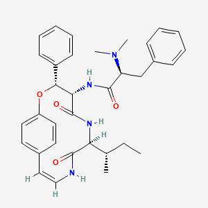 molecular formula C34H40N4O4 B1233359 Adouetine Y CAS No. 19542-38-2
