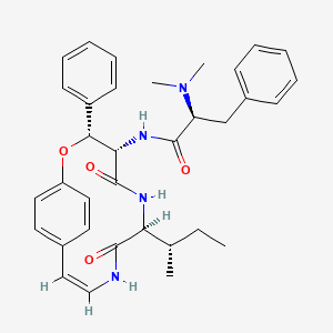 molecular formula C34H40N4O4 B1233359 阿豆藤碱 Y CAS No. 19542-38-2