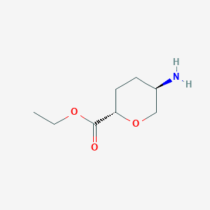 (2R,5S)-Ethyl 5-aminotetrahydro-2H-pyran-2-carboxylate