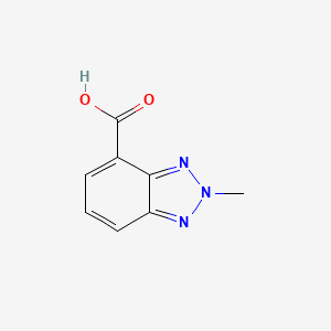 molecular formula C8H7N3O2 B12333600 2-Methyl-2H-benzo[d][1,2,3]triazole-4-carboxylic acid 