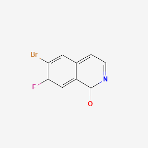 6-bromo-7-fluoro-7H-isoquinolin-1-one