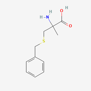 molecular formula C11H15NO2S B12333654 (RS)-2-Amino-3-benzylsulfanyl-2-methyl-propionic acid CAS No. 52616-59-8