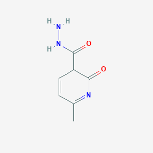 3-Pyridinecarboxylic acid, 1,2-dihydro-6-methyl-2-oxo-, hydrazide