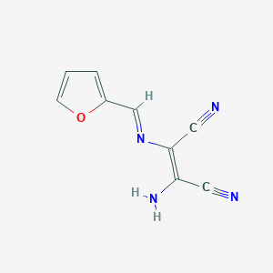 2-Amino-3-{[(furan-2-yl)methylidene]amino}but-2-enedinitrile