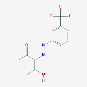 2,3,4-pentanetrione 3-{N-[3-(trifluoromethyl)phenyl]hydrazone}