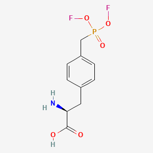 molecular formula C10H12F2NO5P B12333703 L-Phenylalanine,4-(difluorophosphonomethyl)- 