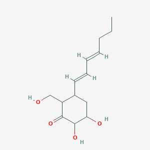 molecular formula C14H22O4 B1233375 Palitantin 