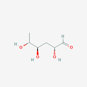 molecular formula C6H12O4 B1233376 3,6-二去氧-D-木糖-己糖 CAS No. 56816-60-5