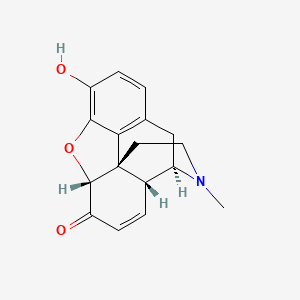 molecular formula C17H17NO3 B1233378 Morphinone CAS No. 467-02-7