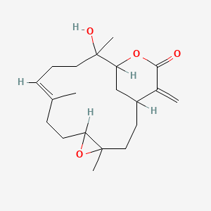 molecular formula C20H30O4 B1233382 Sinularin CAS No. 65669-72-9