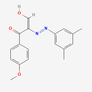 2-[2-(3,5-Dimethylphenyl)hydrazono]-3-(4-methoxyphenyl)-3-oxopropanal