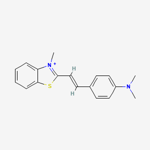 Benzothiazolium, 2-[2-[4-(dimethylamino)phenyl]ethenyl]-3-methyl-