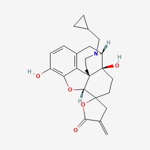 molecular formula C24H27NO5 B1233384 6-Dsmb-naltrexone CAS No. 92398-20-4