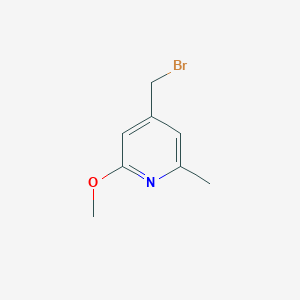 4-Bromomethyl-2-methoxy-6-methylpyridine