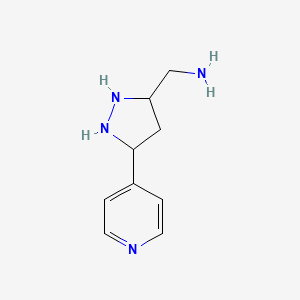 1H-Pyrazole-3-methanamine, 5-(4-pyridinyl)-