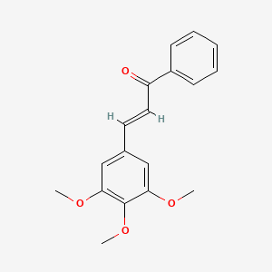 molecular formula C18H18O4 B1233389 3,4,5-三甲氧基苄叉苯甲酮 CAS No. 60246-63-1