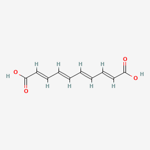 molecular formula C10H10O4 B1233392 (2E,4E,6E,8E)-癸二烯-2,4,6,8-四酸 