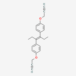 alpha,alpha'-Diethyl-4,4'-bis(2-propynyloxy)stilbene